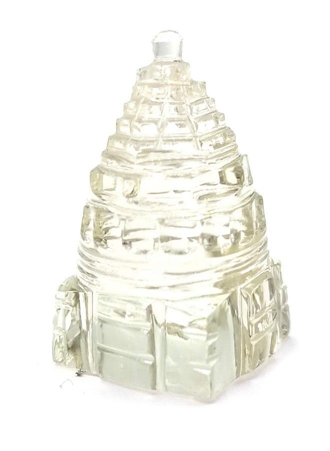 Plus Value Crystal Sphatik Shri Shree Yantra Vastu Remedies Products for Home & Office Temple, CashBox, Wealth, Good Luck (20-30Gm) - Image 4